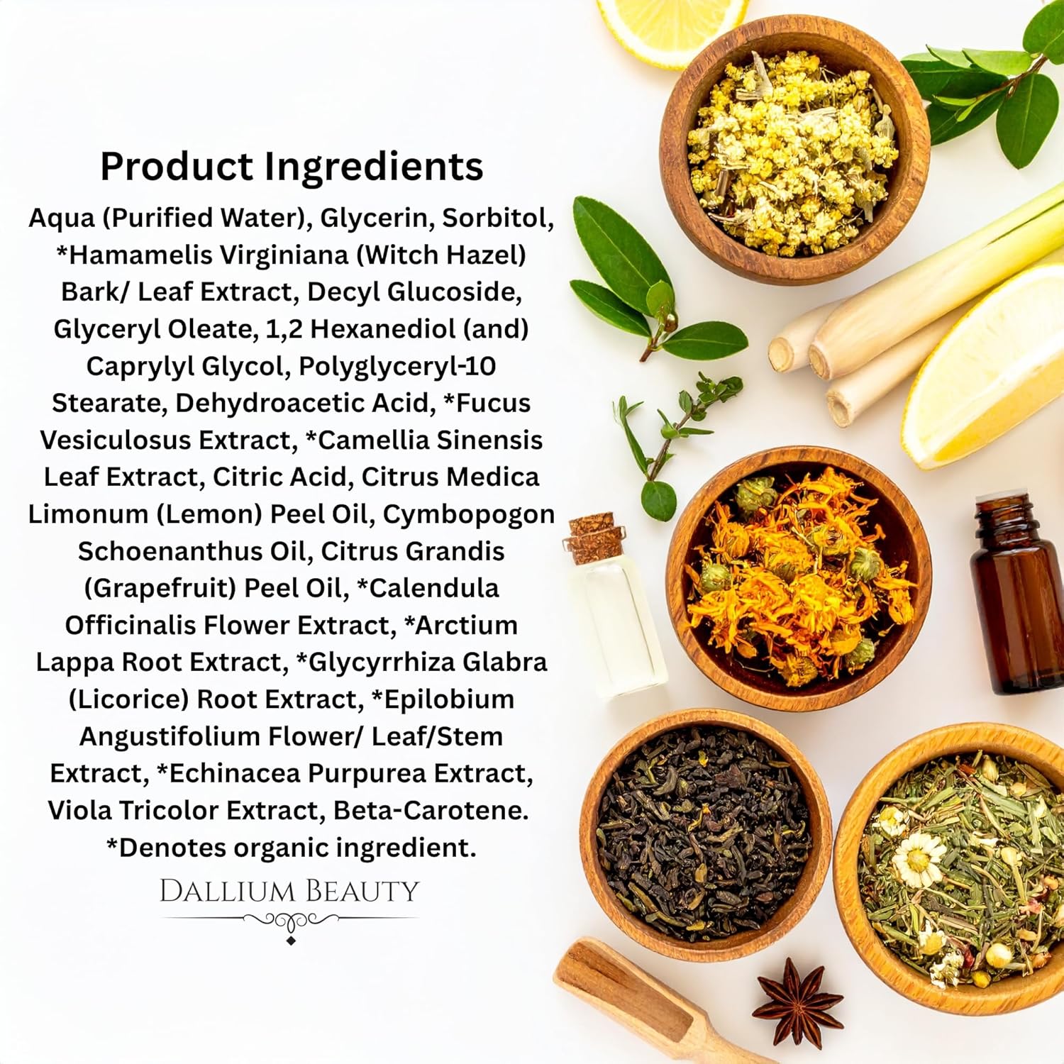 Lemongrass Blossom Toner | Oily/Combination Balancing Toner (250mL)