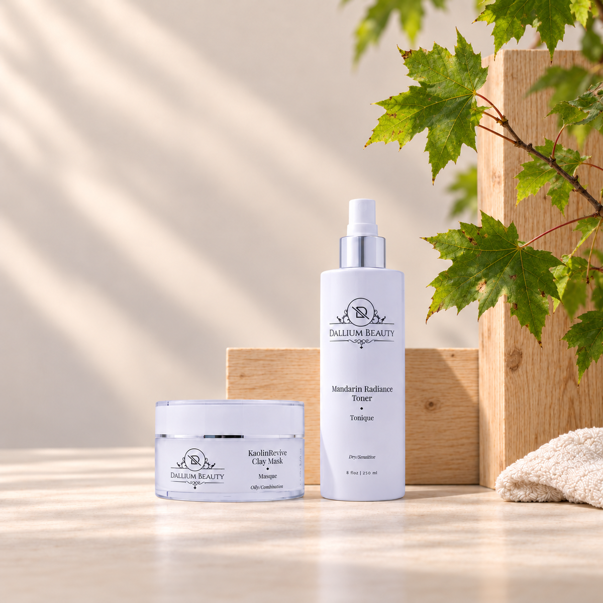 Dallium Beauty moisturizer and packaging