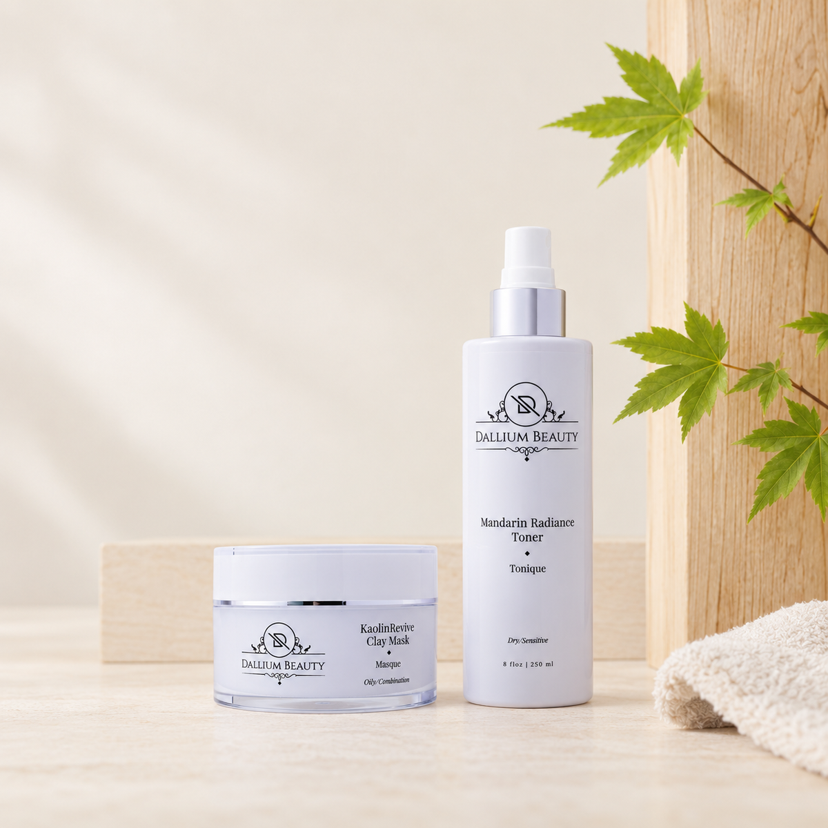 Dallium Beauty moisturizer and packaging